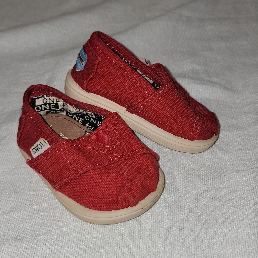Tiny TOMS Classic Alpargata Slip-on Shoes Toddler T3 3